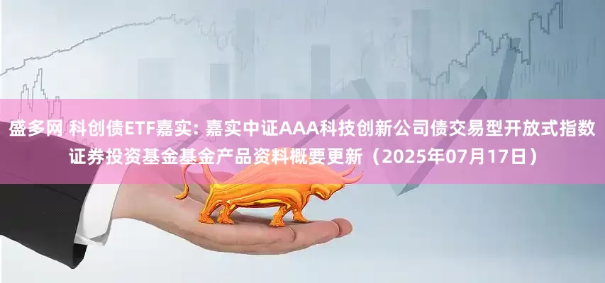 盛多网 科创债ETF嘉实: 嘉实中证AAA科技创新公司债交易型开放式指数证券投资基金基金产品资料概要更新(2025年07月17日)