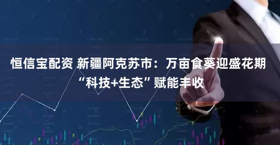 恒信宝配资 新疆阿克苏市：万亩食葵迎盛花期 “科技+生态”赋能丰收