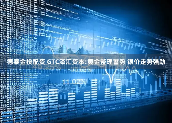 德泰金投配资 GTC泽汇资本:黄金整理蓄势 银价走势强劲